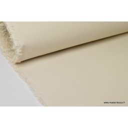Tissu extérieur polypro beige.