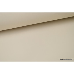Tissu extérieur polypro beige.