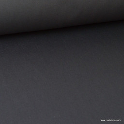 Tissu sergé coton extra lourd GRIS 350gr/m² x1m.