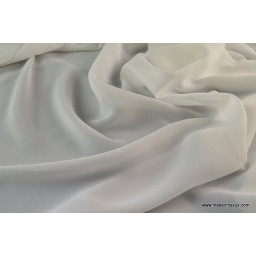 Crepe georgette polyester naturel x50cm