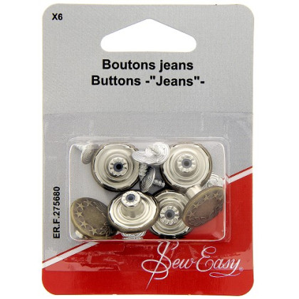 Bouton automatique pour pantalons 14mm -  Bronze