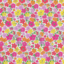 Tissu Liberty Organic Betty Beau Mimosa fleurs - oeko tex