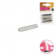 Embout de sangle ou de ceinture 40mm coloris argent - 4 pièces