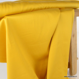 Tissu Satin de coton - jaune moutarde