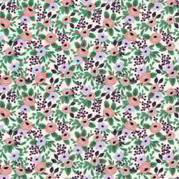 Tissu Rifle Paper motif fleurs Orchard Rosa Lavender  - Collection Garden Party