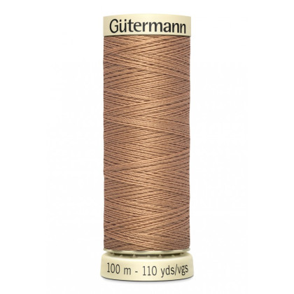 Bobine de Fil pour tout coudre Gutermann 100 m - N°179 marron clair