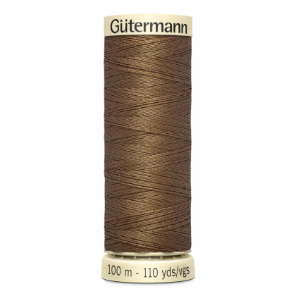 Bobine de Fil pour tout coudre Gutermann 100 m - N°851 marron