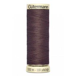 Bobine de Fil pour tout coudre Gutermann 100 m - N°423 chocolat