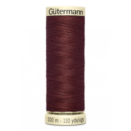 Bobine de Fil pour tout coudre Gutermann 100 m - N°174 chocolat