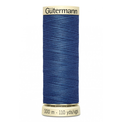 Bobine de Fil pour tout coudre Gutermann 100 m - N°786 bleu