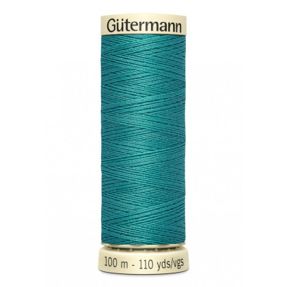 Bobine de Fil pour tout coudre Gutermann 100 m - N°107 bleu turquoise