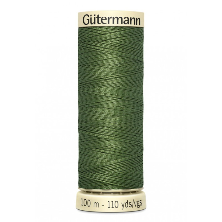 Bobine de Fil pour tout coudre Gutermann 100 m - N°148 vert