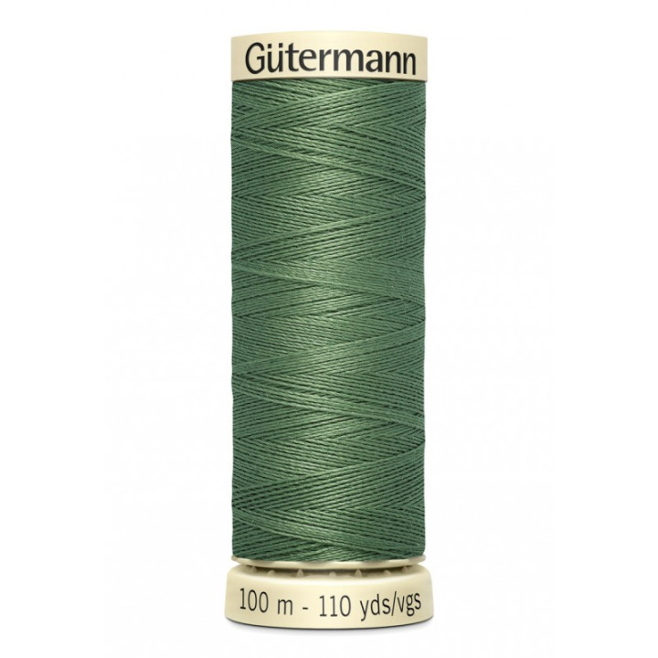 Bobine de Fil pour tout coudre Gutermann 100 m - N°296 vert