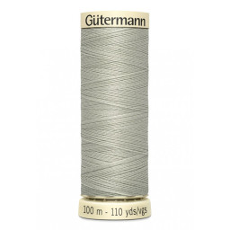 Bobine de Fil pour tout coudre Gutermann 100 m - N°633 gris