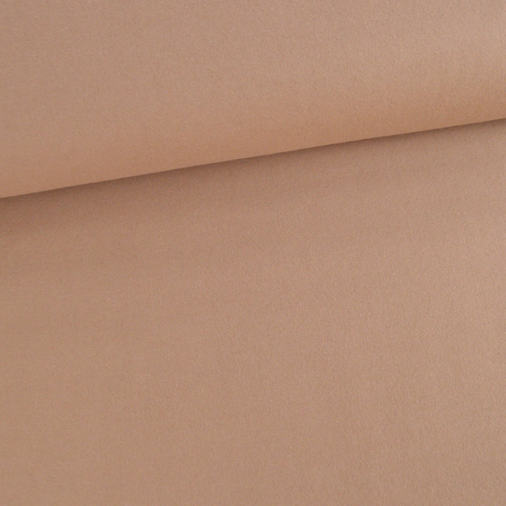 Flanelle de coton Camel - Okeo tex