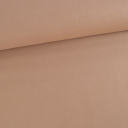 Flanelle de coton Camel - Okeo tex