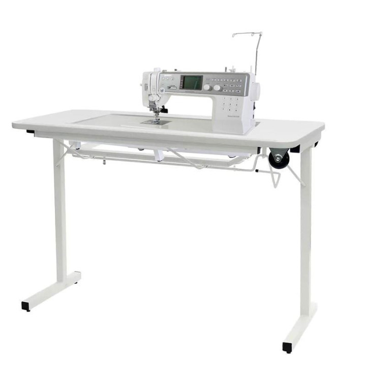 Table de couture pliante - Blanche