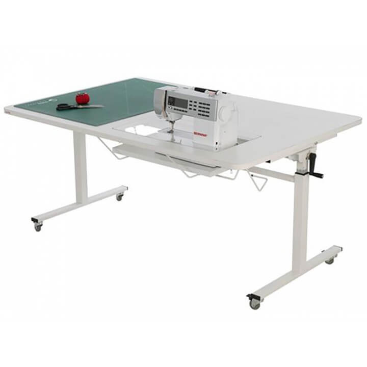 Table de couture ajustable Blanche