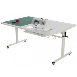 Table de couture ajustable Blanche