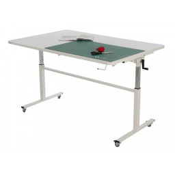 Table de couture ajustable Blanche