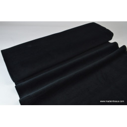 Tissu velours côtelé coton noir x50cm