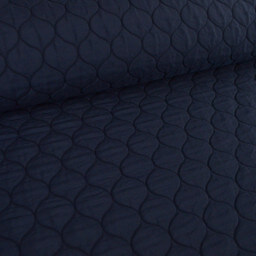 Tissu matelassé losange Silvio coloris bleu marine