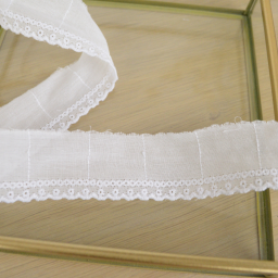Broderie Anglaise blanche Ignace - 20 mm
