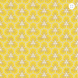 Tissu coton Riad Enduit coloris Jaune Oeko tex