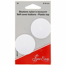 Boutons à recouvrir en Nylon - 38mm