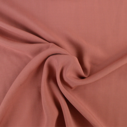 Tissu popeline de Viscose Bois de Rose