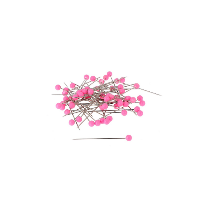 Epingles tête ronde rose fuchsia - Bohin