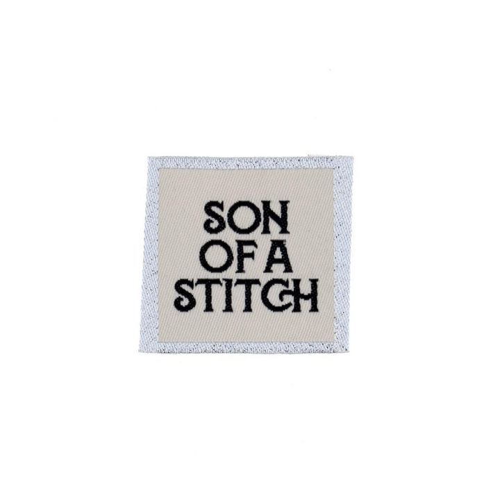 Etiquette tissée - Son of a stitch