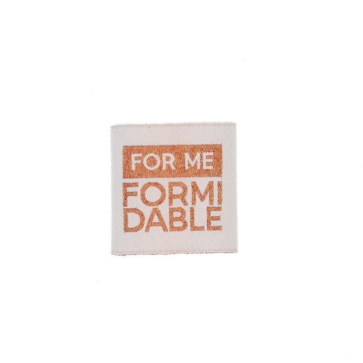 Etiquette tissée - For me Formidable