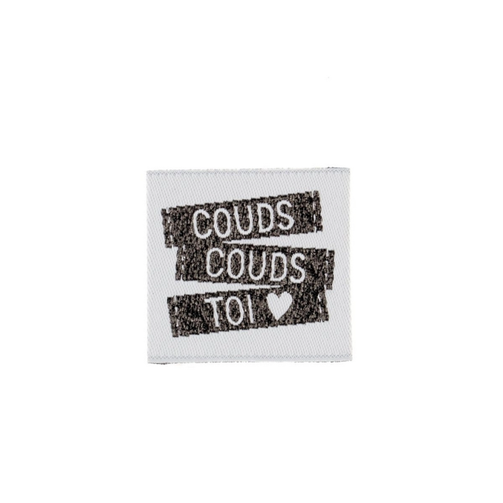 Etiquette tissée - Couds Couds toi