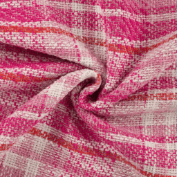 Tissu Tweed esprit Channel - Fuchsia