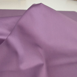Tissu Satin de coton - Mauve poudré