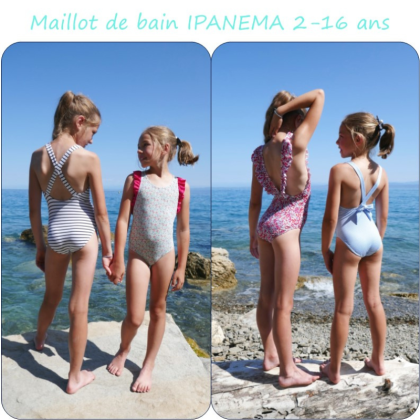 Patron Ipanema - Maillot de bain du 2 au 16 ans - Petits d'om