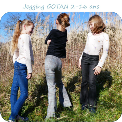 Patron Gotan - Jegging du 2 au 16 ans - Petits d'om