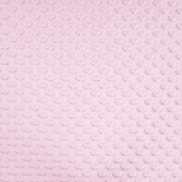 Tissu minky motif coeur coloris Rose