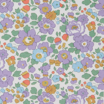 Tissu Liberty Betsy Mauve - Oeko tex