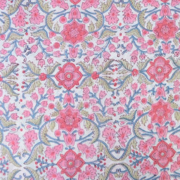Tissu Indien Block Print Paani - kalamkari