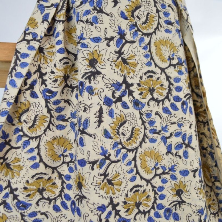 Tissu Indien Block Print Apakalina - kalamkari