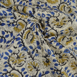 Tissu Indien Block Print Apakalina - kalamkari