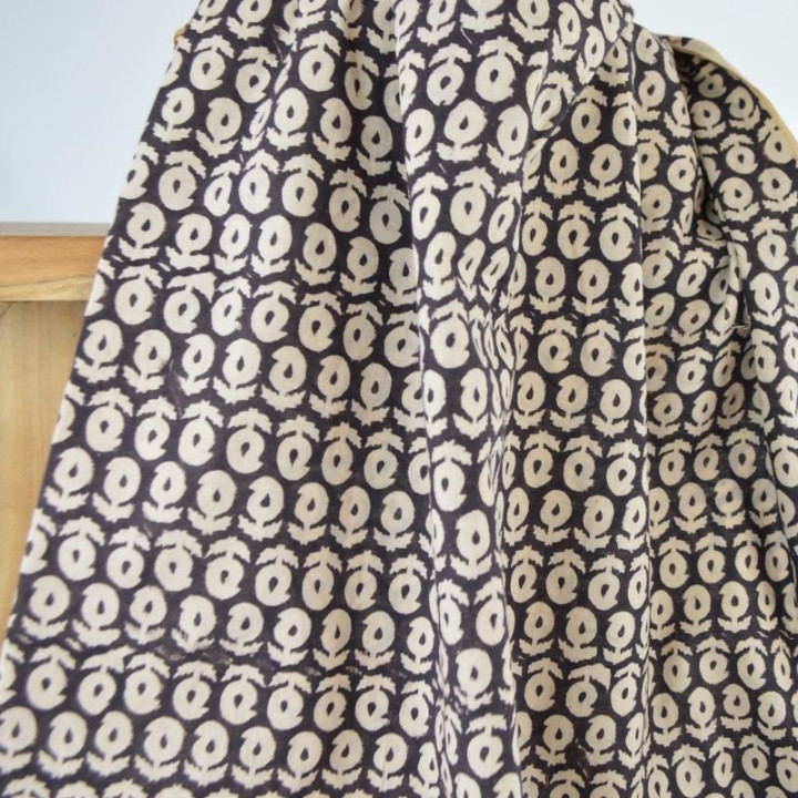 Tissu Indien Block Print Madad - kalamkari
