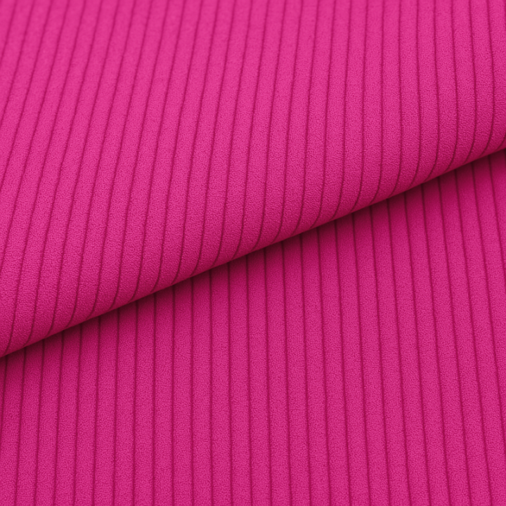 Velours grosses côtes d'ameublement Huggy - Fuchsia