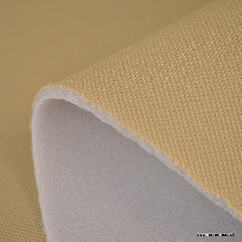 Tissu De Réparation Garniture Toit Voiture - Mousse 3 Mm, Couleur Beige - Pour Intérieur Auto, Camping-car, Bateau