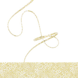Ruban Spaghetti Liberty Jacqueline's Blossom - 4mm
