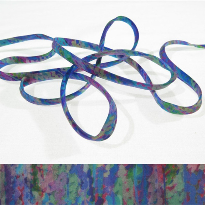 Ruban Spaghetti Liberty Polly Geneviève bleu - 4mm