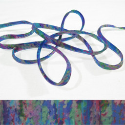 Ruban Spaghetti Liberty Polly Geneviève bleu - 4mm