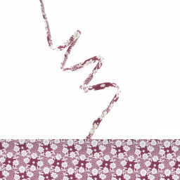 Ruban Spaghetti Liberty Millie cassis - 4mm